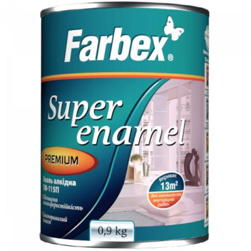 Емаль алкідна ПФ-115П 2,8кг хакі ТМ "Farbex"