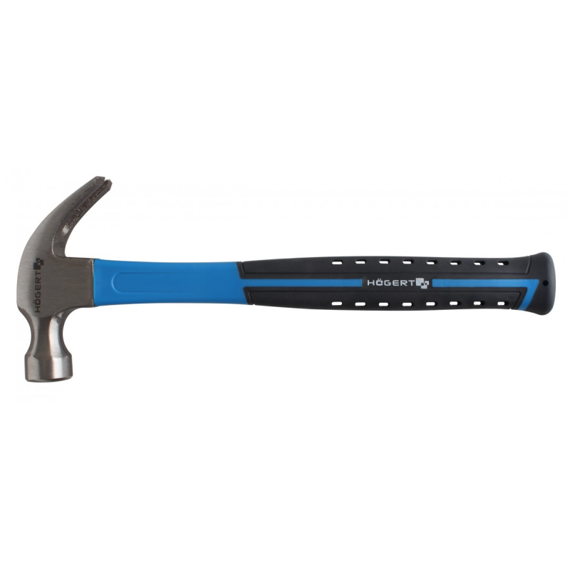 Молоток столярний 450г з ручкою зі скловолокна HOEGERT HT3B034 Молоток столярний 450г з ручкою зі скловолокна HOEGERT HT3B034