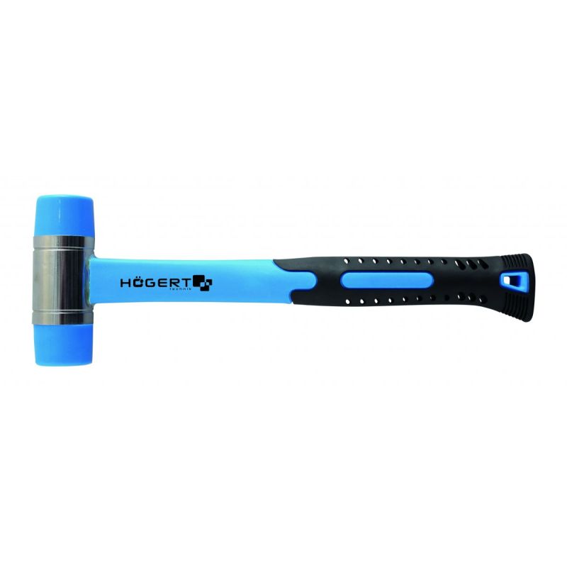 Молоток рихтувальний 35мм з ручкою зі скловолокна HOEGERT HT3B048 Молоток рихтувальний 35мм з ручкою зі скловолокна HOEGERT HT3B048