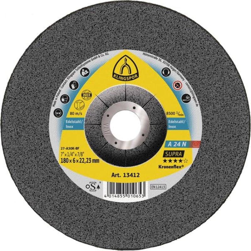 Круг зачисний А 24 230х6х22,23 (13432) Kronenflex
