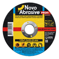 Круг відрізний 14А 125*1,2* 22,23 NovoAbrasive PROFI