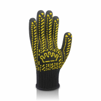 Рукавички з ПВХ кр. ущільнені 5611 -КОРОНА- -ЧОРНІ- Рукавички з ПВХ кр. ущільнені 5611 -КОРОНА- -ЧОРНІ-