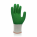 Рукавички 13 клас поліестерові покриття вспінений рифлений латекс TRIDENT "GRASS" арт. L2000 Рукавички 13 клас поліестерові покриття вспінений рифлений латекс TRIDENT "GRASS" арт. L2000