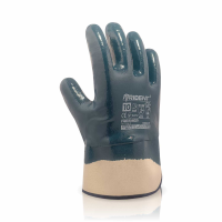 Рукавички трикотажні, посилене нітрилове покриття з твердим манжетом "HAMMER" арт.DQ6417 Рукавички трикотажні, посилене нітрилове покриття з твердим манжетом "HAMMER" арт.DQ6417