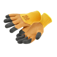 Рукавички LYCK утеплені латексним покриттям ПОМАРАНЧЕВІ HOEGERT HT5K769 Рукавички LYCK утеплені латексним покриттям ПОМАРАНЧЕВІ HOEGERT HT5K769