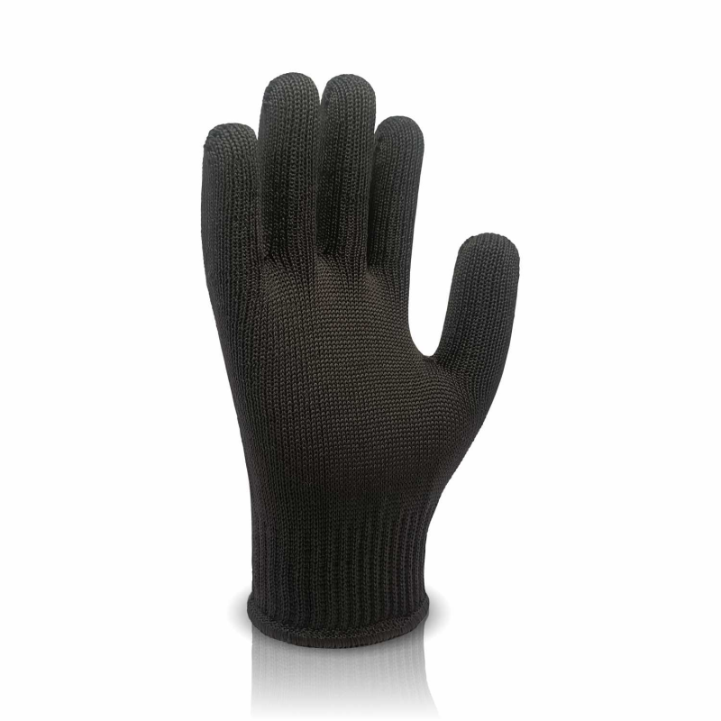 Рукавички без крапки подвійні 8401-2 -ЧОРНІ-