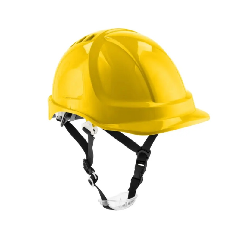 Каска захисна ЖОВТА  універсальний розмір PLONER HOEGERT HT5K194