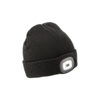 Шапка зі світлодіодним ліхтариком чорна OTTO  HOEGERT HT5K486
