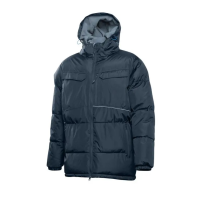 Куртка утеплена LEON з капюшоном темно-синій HOEGERT HT5K926