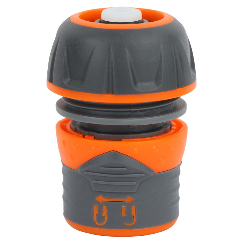 Конектор 1/2" швидкоз'ємний для шлангу 3/4" аквастоп з замком (5015454)