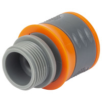 Конектор 1/2" швидкоз'ємний на кран в/р 3/4" аквастоп  (ABS+TPR) (5015574)