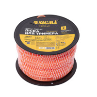 Ліска для тримера армований квадрат Ø3.0мм 160м котушка SIGMA (5623411)