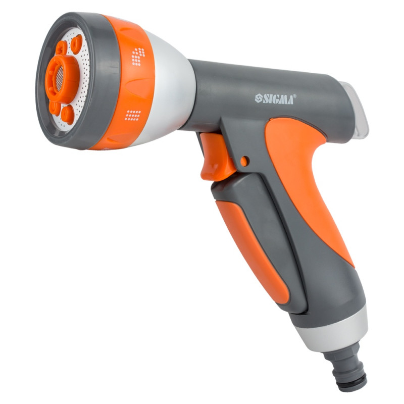 Пістолет розпилювач 7-ми режимний (ABS+AL+TPR Flora) 5011274