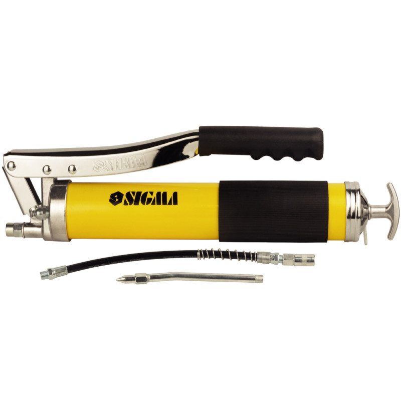 Шприц-Оливниця важільно-плунжерний (двоплунжерний) 600мл з гнучким шлангом (Sigma) 6300271