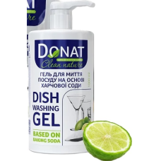 Гель для м/п на основі харчової соди 1 л ПВХ флакон з дозатором DONAT Clean Nature