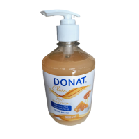 Рідке мило Мед з молоком 0,5 л дозатор DONAT Clean