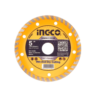 Диск алмазний турбоволна 125x7,5x22,2 INGCO DMD031252M