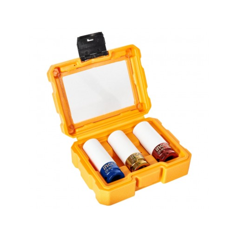 Набір головок торцевих 3 шт INGCO INDUSTRIAL HNMLNS031 Набір головок торцевих 3 шт INGCO INDUSTRIAL HNMLNS031