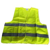 Жилет сигнал. ЖОВТИЙ БІОРЕСУРС світ. пов. смужкою (нейлон)