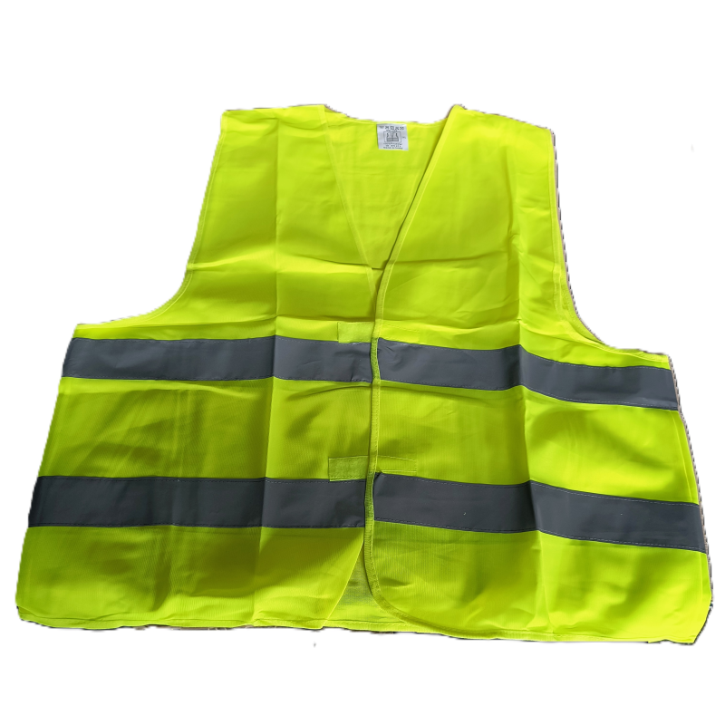 Жилет сигнал. ЖОВТИЙ БІОРЕСУРС світ. пов. смужкою (нейлон)