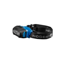 Ліхтар налобний з датчиком руху USB 6 функцій  HOEGERT HT1E421