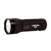 LED ліхтар ручний акумуляторний LEBRON L-HL-10 ABS чорний 1W, 250mAh 15-15-10