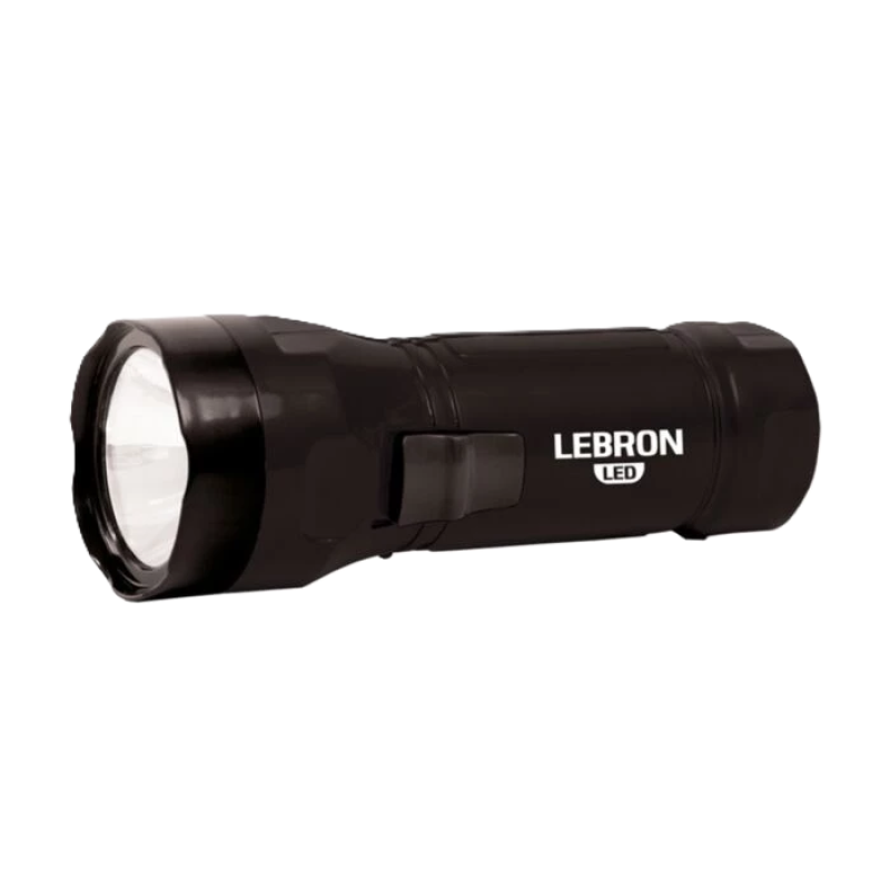 LED ліхтар ручний акумуляторний LEBRON L-HL-10 ABS чорний 1W, 250mAh 15-15-10