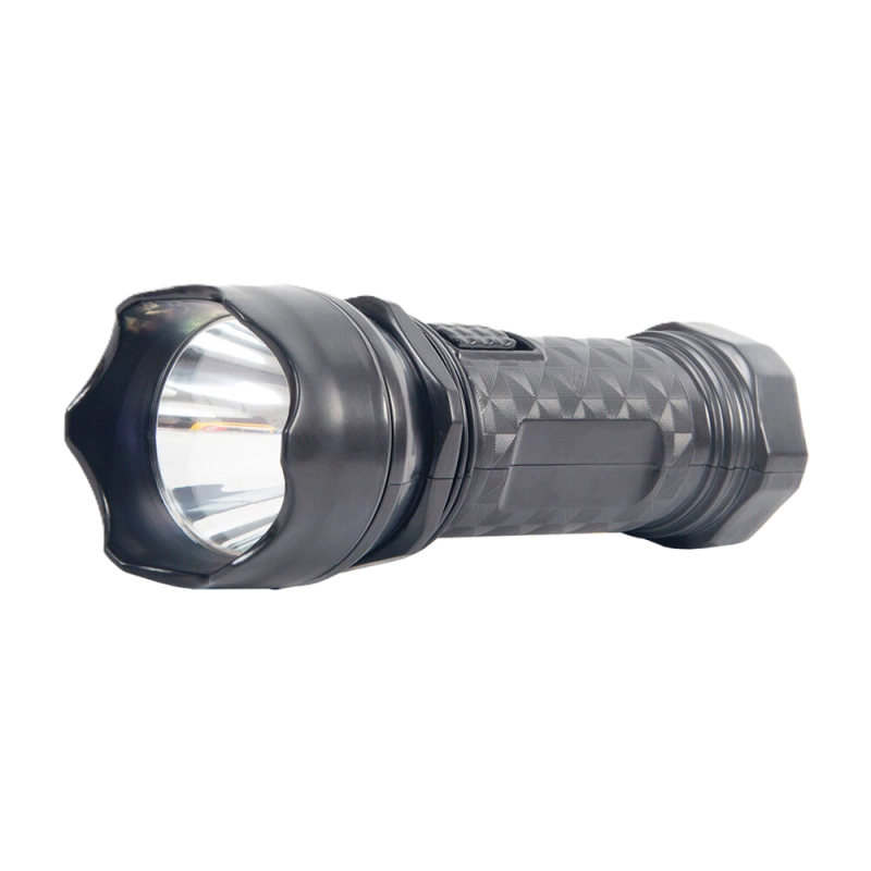 LED ліхтар ручний акумуляторний LEBRON L-HL-12 ABS чорний 1W, 250mAh 15-15-12