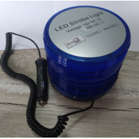 Проблисковий маячок синій 137х129х118 12v 36 LED