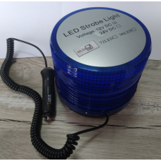 Проблисковий маячок синій 137х129х118 12v 36 LED