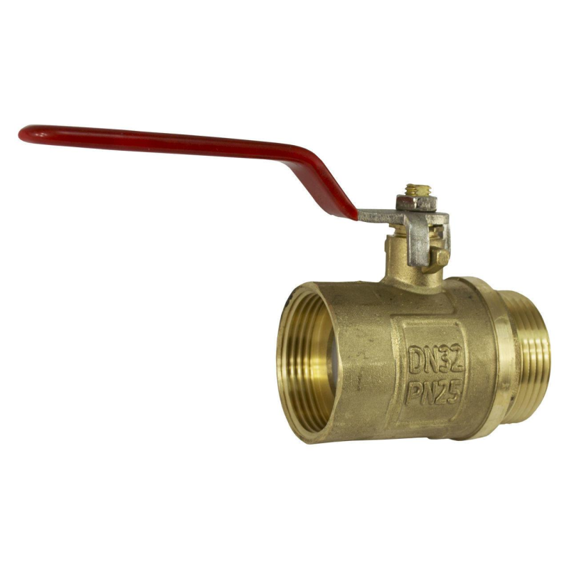 Кран кульовий для води д.32мм ВВ ручка Кран кульовий для води д.32мм ВВ ручка