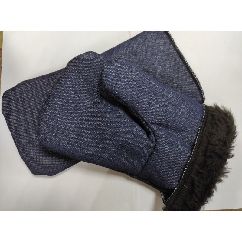 Рукавиці утеплені джинсові Рукавиці утеплені джинсові