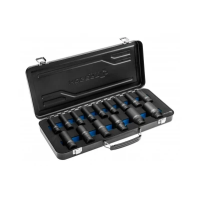 Набір торцевих ударних головок 1/2“, 15шт., CrMo, довгі  HOEGERT HT4R049