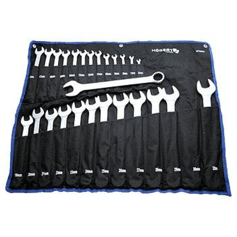Набір комбінованих ключів 26шт., розмір 6-32мм, CrV  HOEGERT HT1W496-1