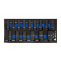 Набір ударних торцевих головок 15 шт. у ложементі EVA HT7G129