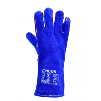 Краги для зварювальника -СИНІ- CONDOR ВТ 8675