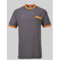 Контрастна футболка Portwest Texo TX22 СІРА Контрастна футболка Portwest Texo TX22 СІРА