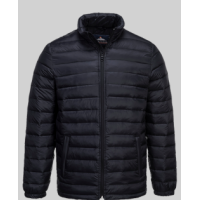 Простьобана смугами куртка Aspen ЧОРНА (S543) Простьобана смугами куртка Aspen ЧОРНА (S543)