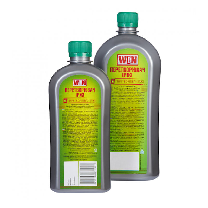Перетворювач іржі ТМ WIN (1кг) 830мл Перетворювач іржі ТМ WIN (1кг) 830мл