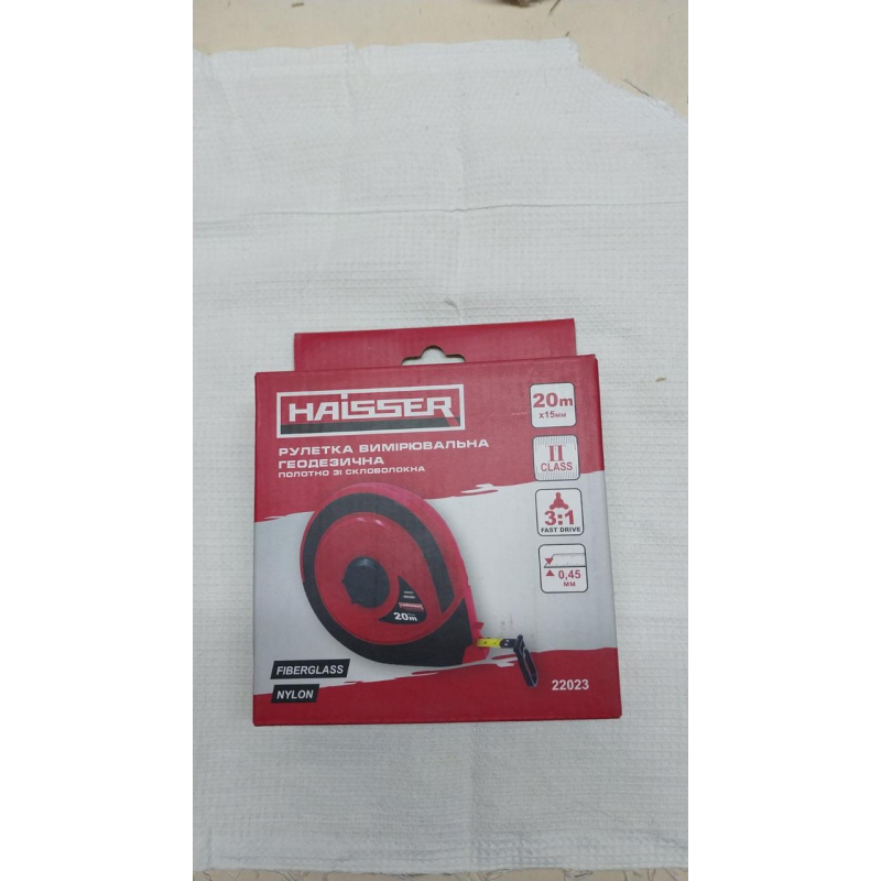 Рулетка геозедична, стрічка ПВХ, відкритий корпус // SPARTA